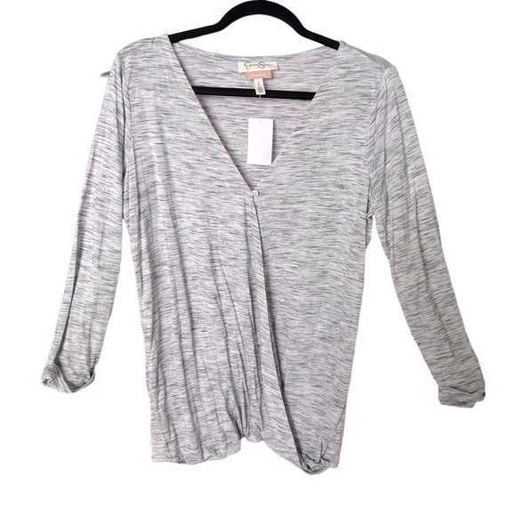 NWT Heather Gray Jessica Simpson Nursing Top Size Small - Picture 1 of 3